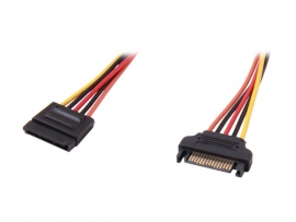 Startech 12in 15 Pin Sata Power Extension Cable Satapowext12