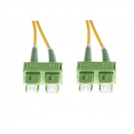 1.5m SC/APC-SC/APC OS1 / OS2 Singlemode Fibre Optic Duplex Cable FL.OS2SCAPCSCAPC1.5M