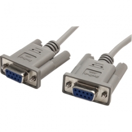Startech 10 Ft Db9 Rs232 Serial Null Modem Cable F/f Scnm9ff