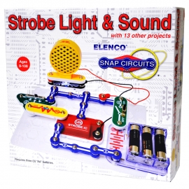 Snap Circuits Mini Kit Strobe Light & Sound Scp-14