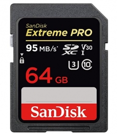 Sandisk Sdxxg 64gb Sd Extreme Pro Class 10 95mb/s Sdsdxxg-064g-gn4in