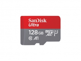 Sandisk Ultra Microsdxc Squar 128gb U1 C10 A1 Uhs-1 100mb/ S R 4x6 Sd Adaptor 10y Sdsquar-128g