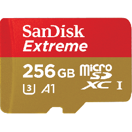 Sandisk Extreme Microsdxc V30 U3 C10 A2 Uhs-i 160mb/ S R 90mb/ Sw 4x6 Sdadaptor Lifetimelimited Sdsqxa1-256g-gn6ma