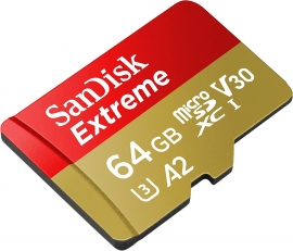 SanDisk Extreme® microSDXC™ 64 GB UHS-I CARD SDSQXA2-064G-GN6MN