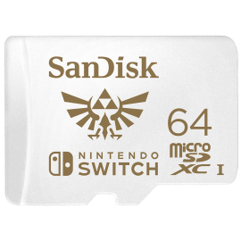 Sandisk & Nintendo Micro Sdxc V30U3 C10 A1 Uhs-1 100Mb/ Sr 60Mb/ Sw 4X6 Lifetime Limited Warranty Sdsqxat-064G-Gnczn