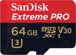 Sandisk Extremepro Microsdxc V30 U3 C10 A2 Uhs-i 170mb/ Sr 90mb/ Sw 4x6 Sdadaptor Lifetimelimited Sdsqxcy-064g-gn6ma