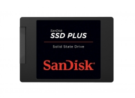 Sandisk Ssd 2.5" Drive: 120gb Plus 7mm Sata3 530mb/s Read 400mb/s Write No Bracket Sdssda-120g-g27
