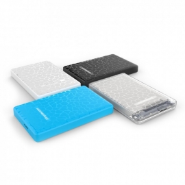 Simplecom Compact Tool-free 2.5" Sata To Usb 3.0 Hdd/ Ssd Enclosure Black Se101-black