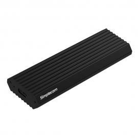 Simplecom Se513 Nvme Pcie (M Key) M.2 Ssd To Usb 3.1 Gen 2 Type C Enclosure 10Gbps Black Se513-Bk