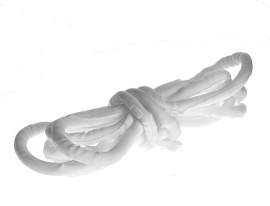 4cabling Self Closing Wrap 25mm X 10m Roll With Braided Finish: White 022.025.2015