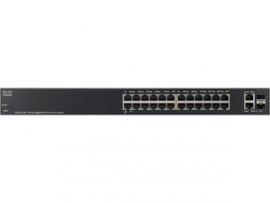 Cisco (sg220-26) Smart Plus Switch 24 X 10/ 100/ 1000 Port + 2 X Gigabit Rj45/ Sfp Combo Port Internal
