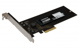 Kingston 480gb Kc1000 Nvme Pcie M.2 W/hhhl Aic Skc1000h/480g