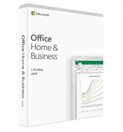 Microsoft Office Home And Business 2019 Medialess - 1 User For Pc & Mac T5D-03301