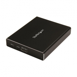 Startech Dual-slot Drive Enclosure For Msata Ssds - Usb 3.1 (10gbps) - Raid Sms2bu31c3r