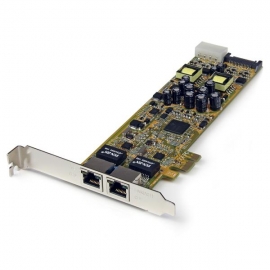 Startech Dual Port Pci Express Gigabit Ethernet Network Card Adapter - 2 Port Pcie Nic 10/100/100