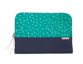 STM GRACE SLEEVE FITS UP TO 12" NOTEBOOK, TEAL DOT/ NIGHT SKY STM-114-106K-47
