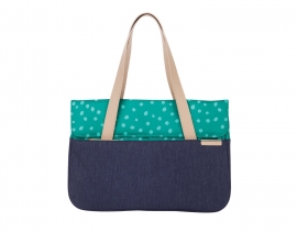 Stm Grace - Deluxe Laptop Sleeve - 13inch - Teal Dot/night Sky Stm-114-107m-47