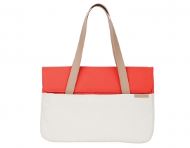 Stm Grace Deluxe Sleeve Fits Up To 15.6" Notebook, Coral/ Dove Stm-114-107p-46