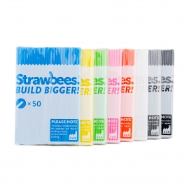 Strawbees Straws 50pk - Black SB-STWBLK