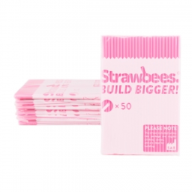 Strawbees Straws 50Pk - Pink Sb-Stwpnk