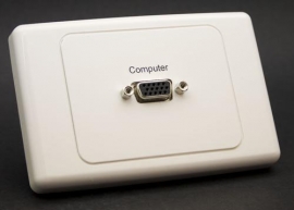 4cabling Svga Wall Plate Cwpfh001
