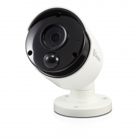 Swann 5mp Ip True Detect White Bullet Camera W Audio Swnhd-865msb-au