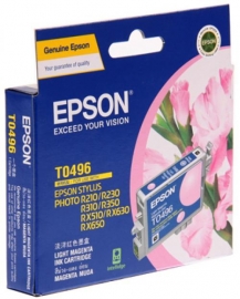 Epson T049690 LIGHT MAGENTA INK FOR RX630/ RX510/ R310/ R210, 430pages