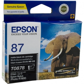 Epson T087890 Epson Ultrachrome Hi-gloss2 Matte Black Ink Cartridge R1900