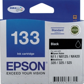 Epson T133192 Black Ink Cartridge N11, Nx125, Nx420, Workforce 320, 325, 525