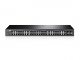Tp-link Jetstream™ 48-port Pure-gigabit Smart Switch 48 10/100/1000mbps Rj45 Ports Including 4gigabit