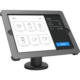 Compulocks Ipad Axis Pos Enclosure With Rise 20Cm Pole Mount - Black Tcdp01260Axsb