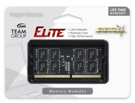 Team Single Stick: 8gb (1x 8gb) Elite So-dimm Ddr4 2400mhz Udimm Cl16 288pin Ted48g2400c16-sbk