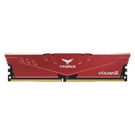 Team Vulcan Z Ddr4 Gaming Memory Dimm 8Gb 2666Mhz Red Heatspreader Tlzrd48G2666Hc18H01