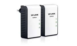 Tp-link Mini Powerline 10/ 100ethernet Adapter Kit (twin Pack) 500mbps Tl-pa411kit