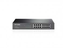 Tp-link 16-port Gigabit Switch 16 Gigabit Rj-45 Ports (10/100/1000) Auto-mdi (x) 19 Inrack Mountable