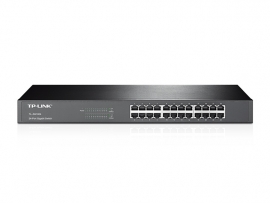 Tp-link 24-port Gigabit Switch, 24 Gigabit Rj-45 Ports (10/100/1000), Auto-mdi (x), 19 "rack Mountable