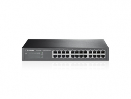 Tp-link 24-port Gigabit Switch 24 Gigabit Rj-45 Ports (10/100/1000) Auto-mdi (x) 19 Inrack Mountable