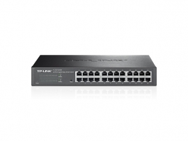 Tp-link 24-port Gigabit Easy Smart Switch 24 10/100/1000mbps Rj45 Ports Mtu/port/tag-based Vlan