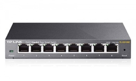Tp-link 8-port Gigabit Easy Smart Switch 8 10/100/1000mbps Rj45 Ports Mtu/port/tag-based Vlan