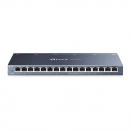 Tp-link 16 Port Unmanaged Desktop Switch Gbe(16) Steel Casing Black 3yr Wty Tl-sg116(un)