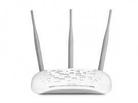 Tp-link Access Point: 450mbps Advanced Wireless N Repeater W/ Passive Poe Detachable Antenna X3
