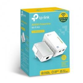 TP-Link 300Mbps AV600 Wi-Fi Powerline Extender Starter Kit (TL-WPA4220-KIT)