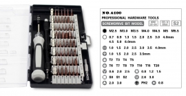 Generic Tools: 60 In 1 Professional Screwdriver Set Magnetic Apple Notebook Digital Repair 6100