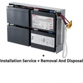 Apc Supply And Delivery Of 1 X Rbc24 Battery + Installation Service By A Certified Schneider Electric