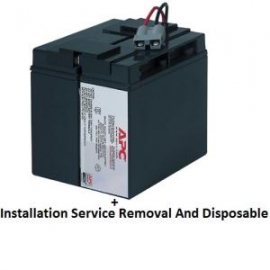 Apc Supply And Delivery Of 1 X Rbc7 Battery + Installation Service By A Certified Schneider Electric