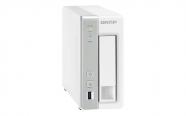 Qnap Ts-131p Nas, 1bay (no Disk), 1gb, Al-212 Dual Core, Usb 3.0(3), Gbe(1), Twr, 2yr Ts-131p