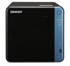 Qnap Ts-453be-2g 4-bay Nas Intel Celeron Apollo Lake J3455 Quad-core 1.5ghz (up To 2.3ghz) 2gb