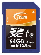 Team Xtreme Sdhc 64gb Uhs-1 U3 Tsdxc64gu301