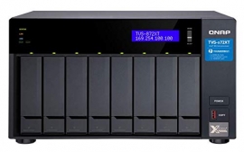 Qnap Tvs-872Xt-I5-16G 8 Bay Nas(No Disk) I5-8400T 16Gb 10Gbe(1) Gbe(2) T3(2)Twr 2Yr Tvs-872Xt-I5-16G