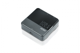 Aten Usb-c Dual-view Mini Dock. Dual Hdmi Single View:3840*2160@30 Dual View: 1920*1080@60 X 2